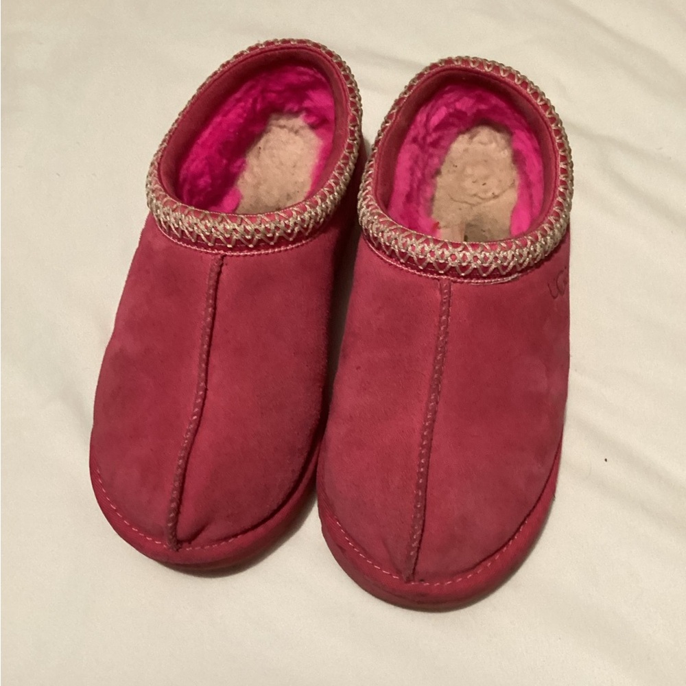 Ugg Tasman slippers pink size 9